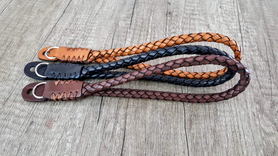 Braid Leather Camera wrist – Leathings Craft