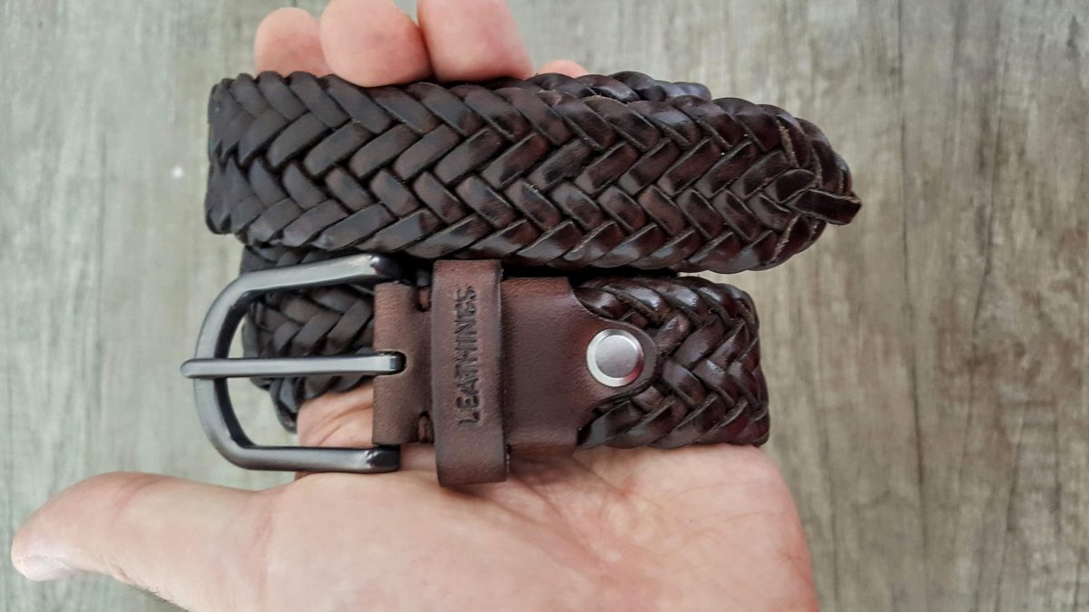 Hand Braid Leather Belt Gia