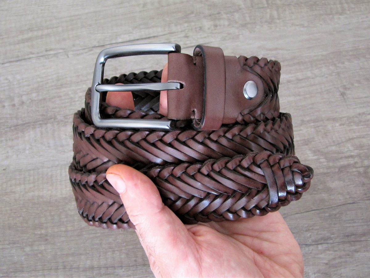 Hand Braid Leather Belt Gia – Leathings Craft